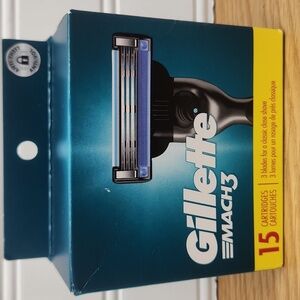 Gillette Mach3 Razor 15 Cartridges